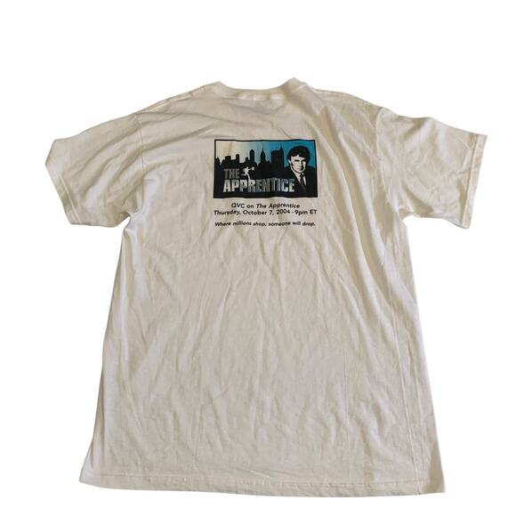 The Apprentice Men's Size L QVC Donald Trump Short Sleeve Heavy Cotton T-Shirt - Picture 15 of 15
